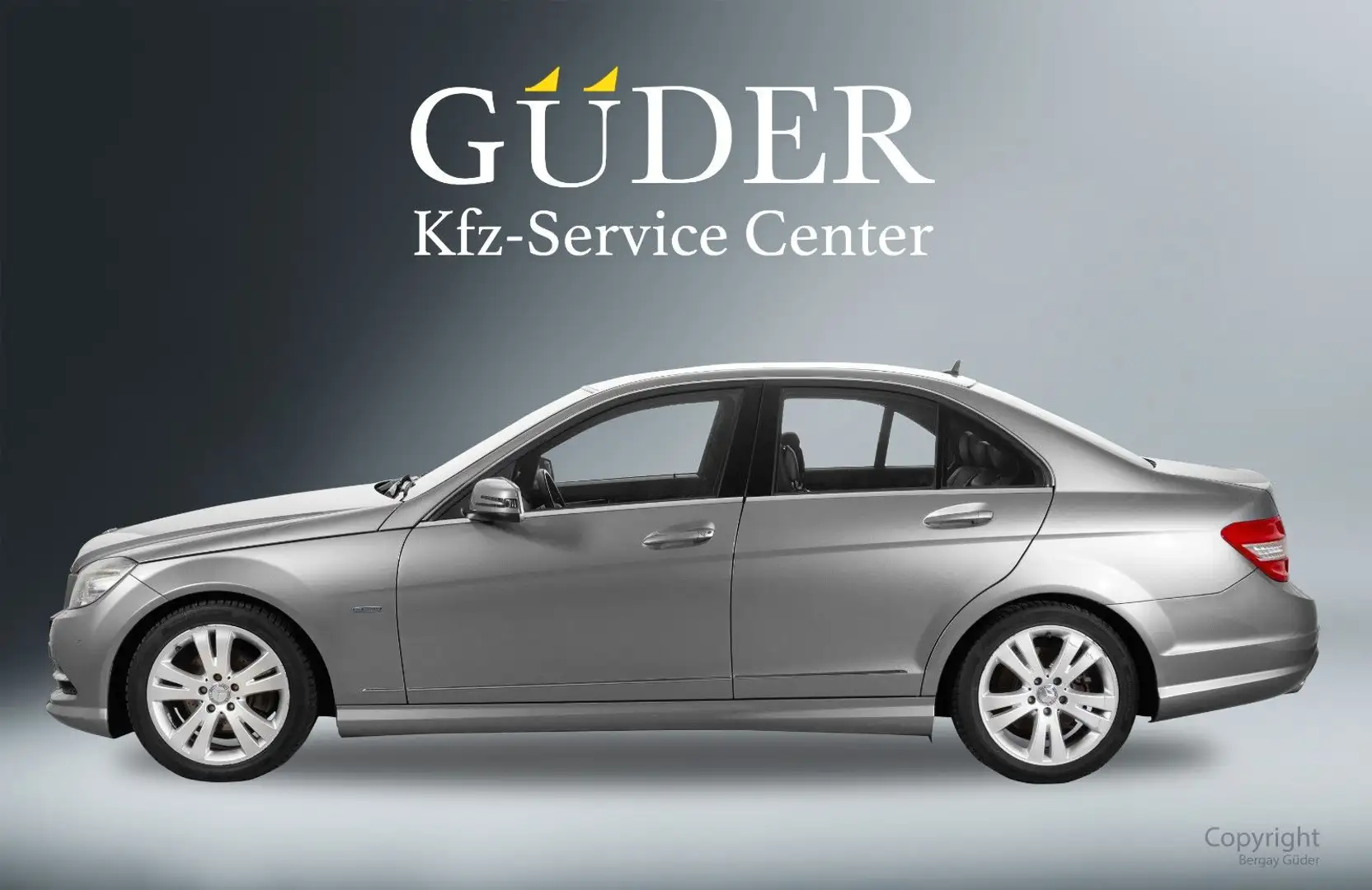 Mercedes-Benz C 200 C200/AMG LINE/Motor Neu/Turbo Neu/Kettensatz Neu Silber - 2