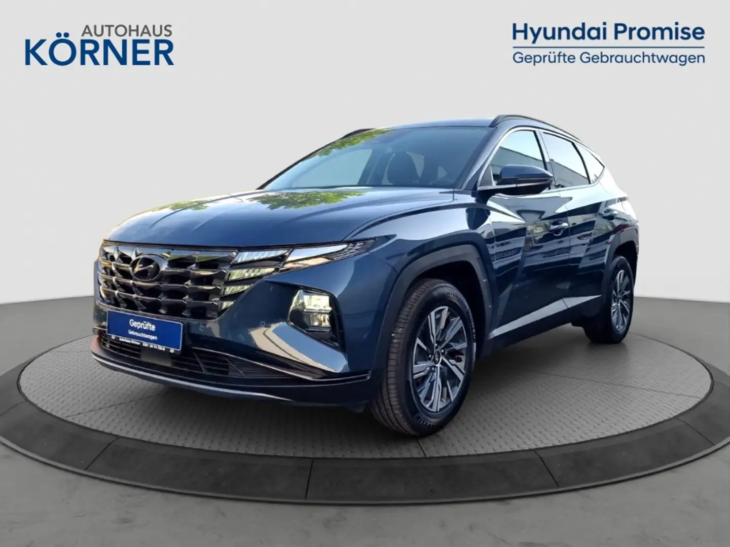 Hyundai TUCSON Hybrid TREND 1.6 T-GDi *ALLRAD*CAM*CARPLAY*NAVI* Bleu - 2