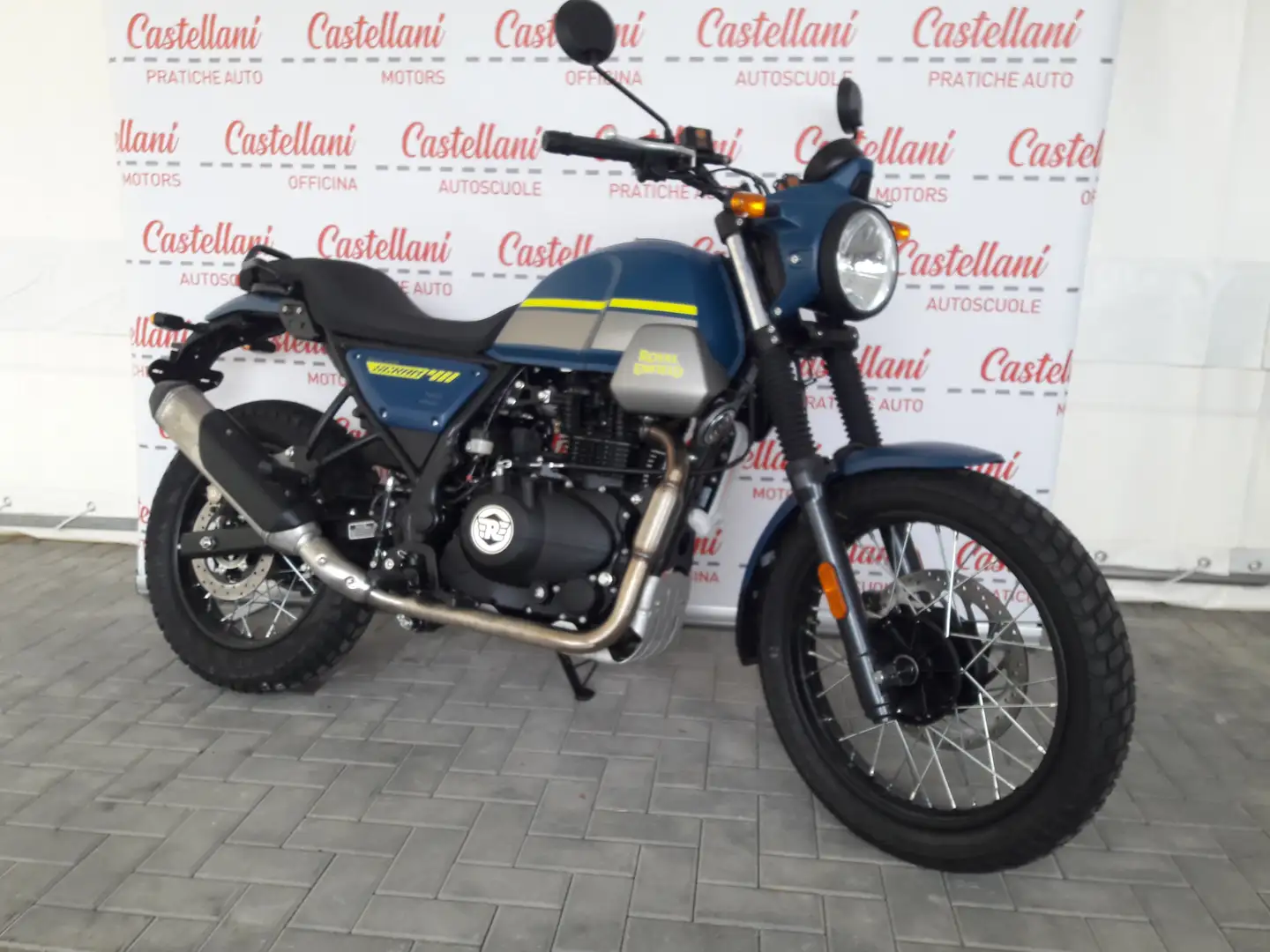 Royal Enfield Scram 411 Royal Enfield Scram 411 Skyline Blue Gri - 2