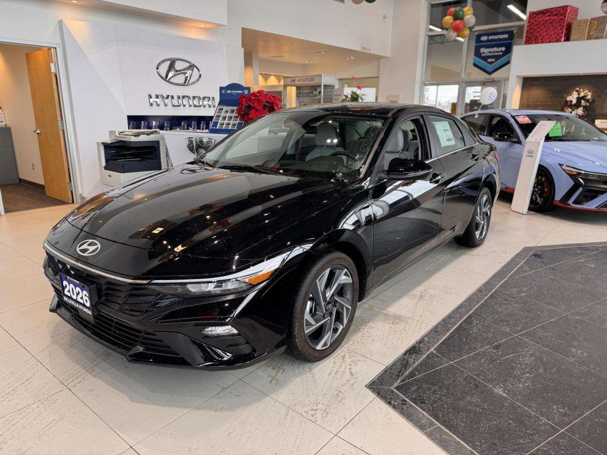 Black 2026 Hyundai Elantra Hybrid Sedan  Automatic