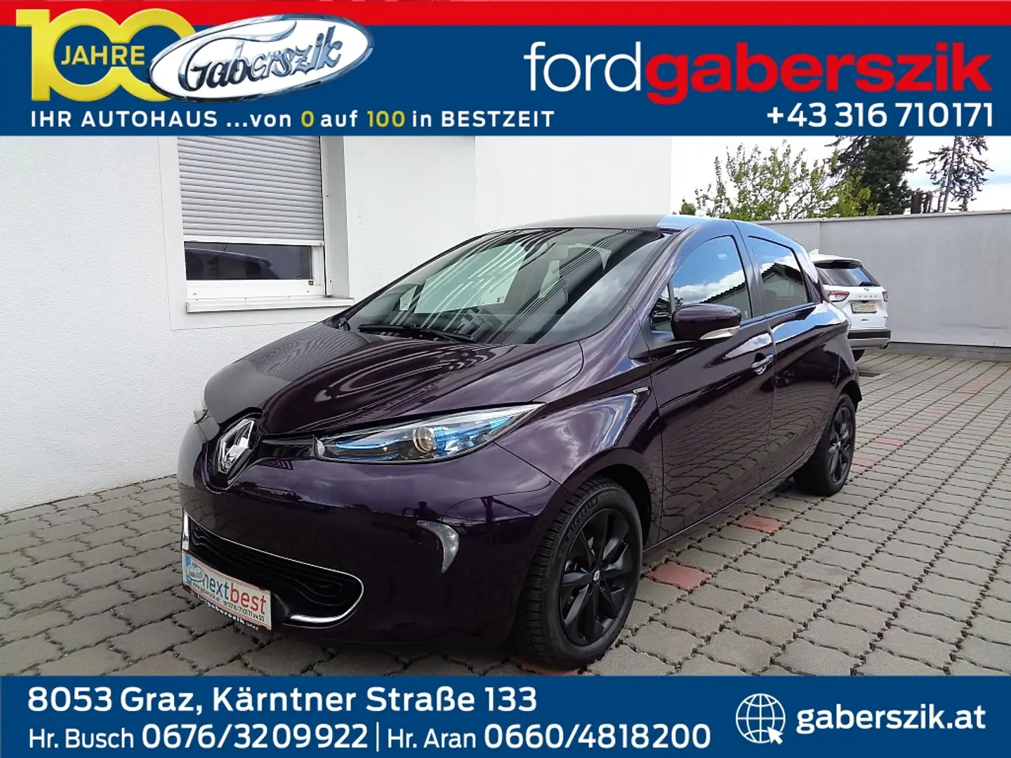 Renault ZOE Zoe Limited R110 41 kWh (Batteriemiete) Violett - 1