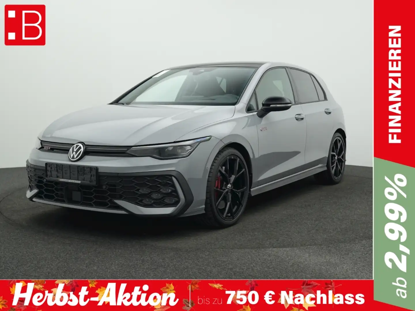 Volkswagen Golf GTI 8 2.0 TSI DSG BLACK STYLE PANO H&K-SOUND 19 ESTORI Grau - 1