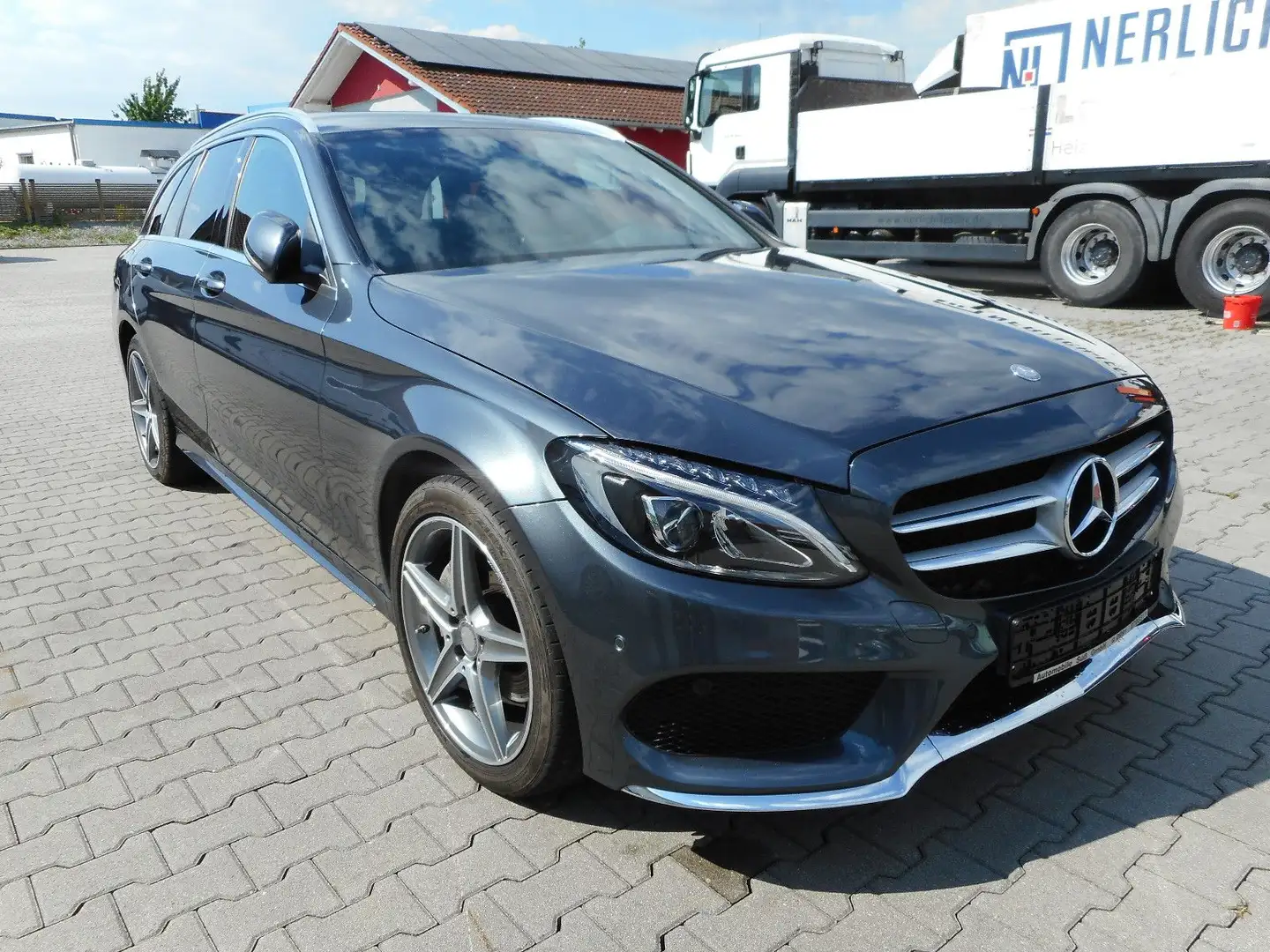 Mercedes-Benz C 180 T CGI  2 x  AMG Line  Navi  Leder  LED Grigio - 1