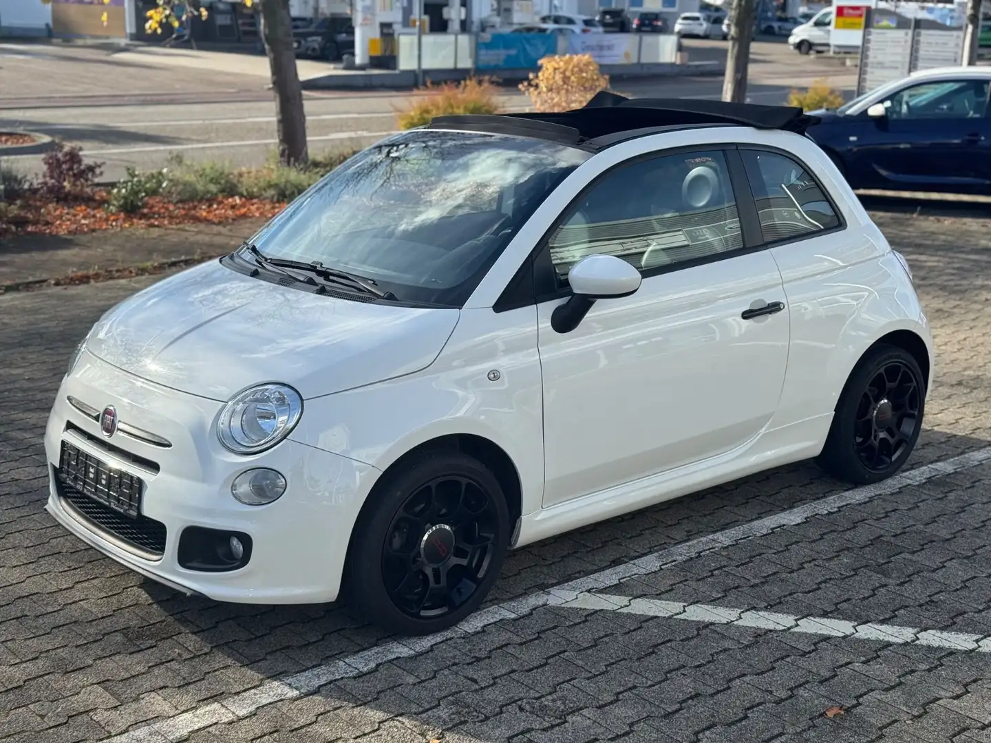 Fiat 500 S Cabrio Weiß - 2