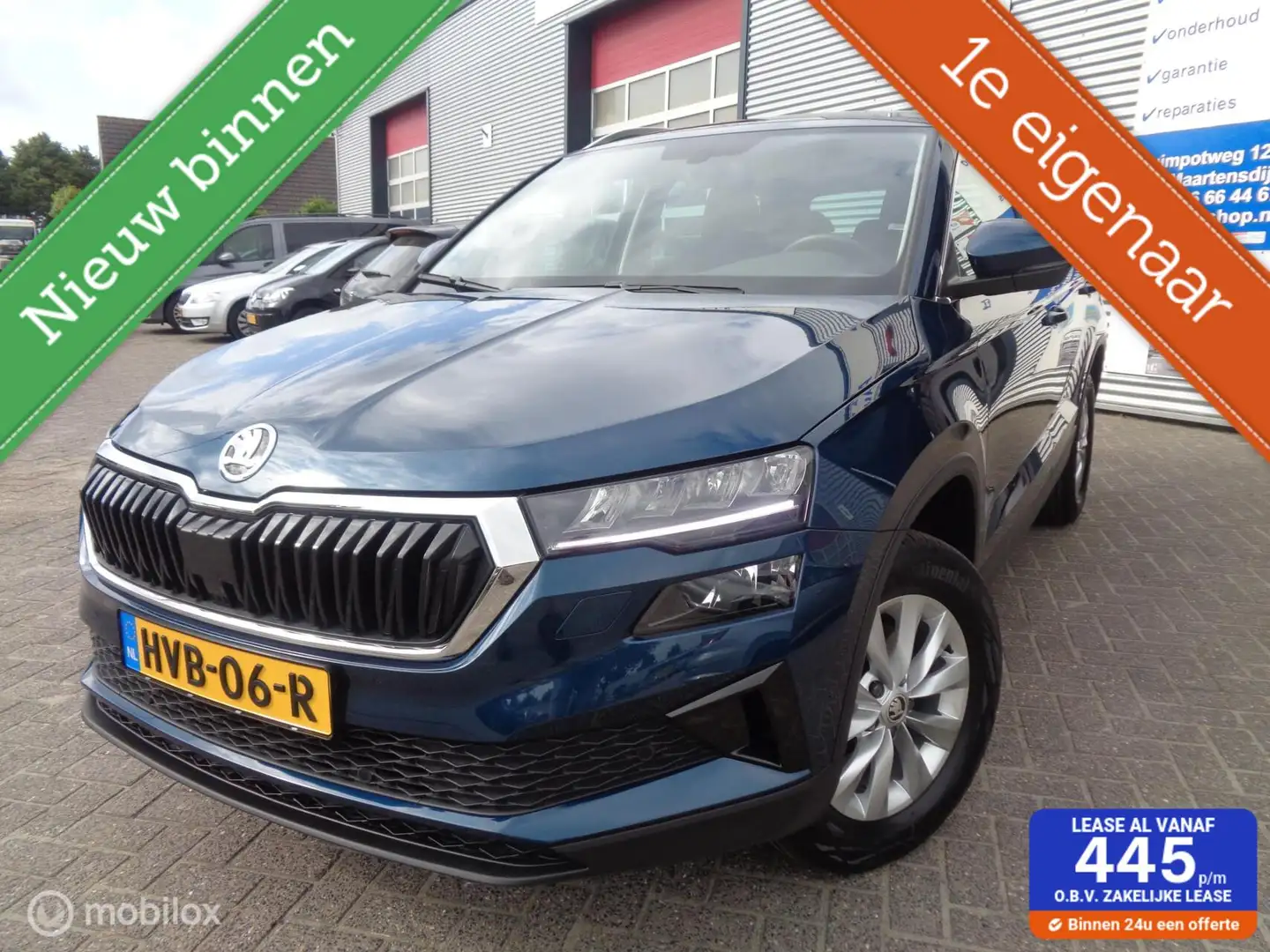Skoda Karoq 1.0 TSI Business Edition/Airco/Stoel+Stuur verw/Fu Blau - 1