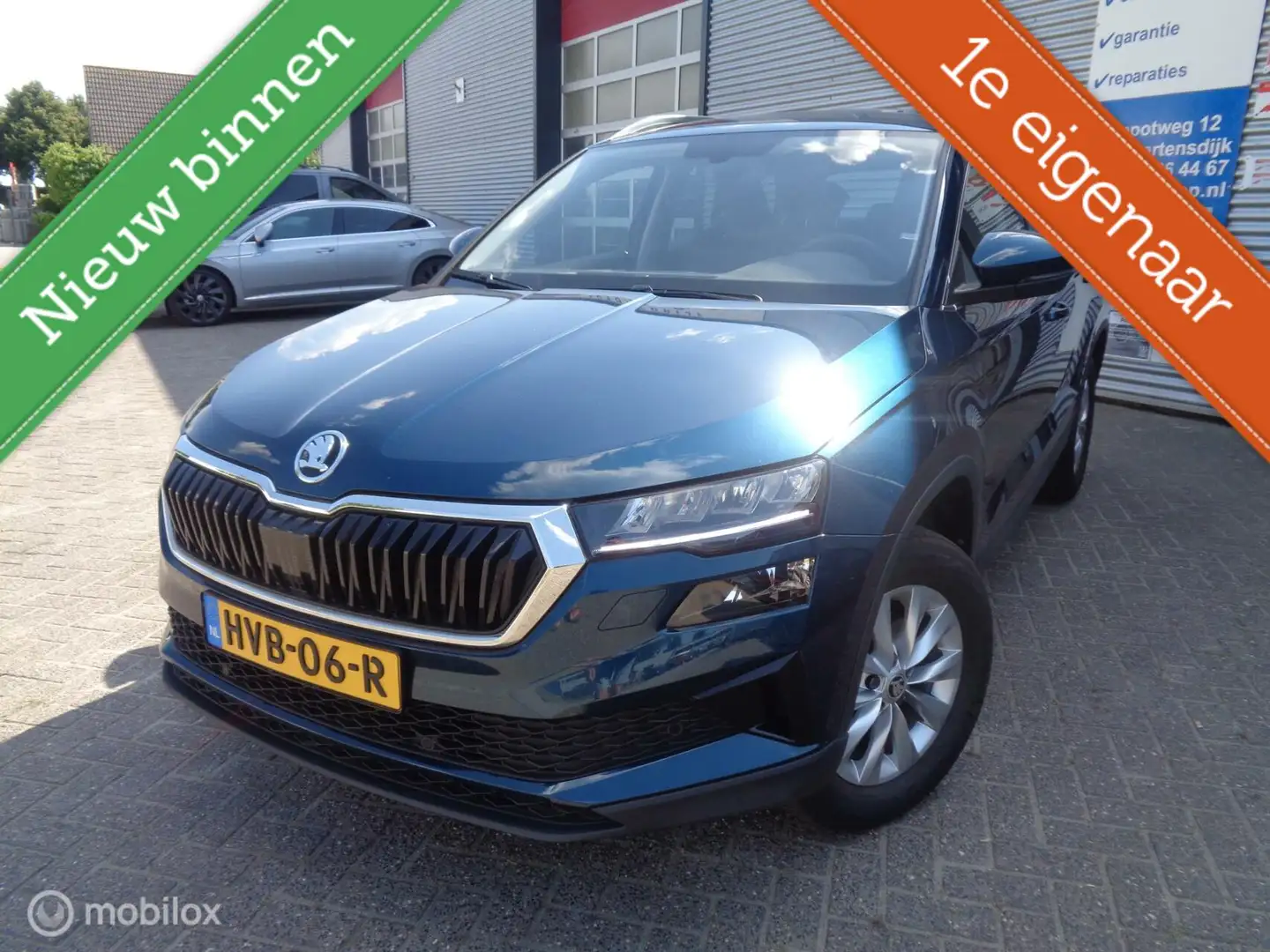 Skoda Karoq 1.0 TSI Business Edition/Airco/Stoel+Stuur verw/Fu Azul - 1