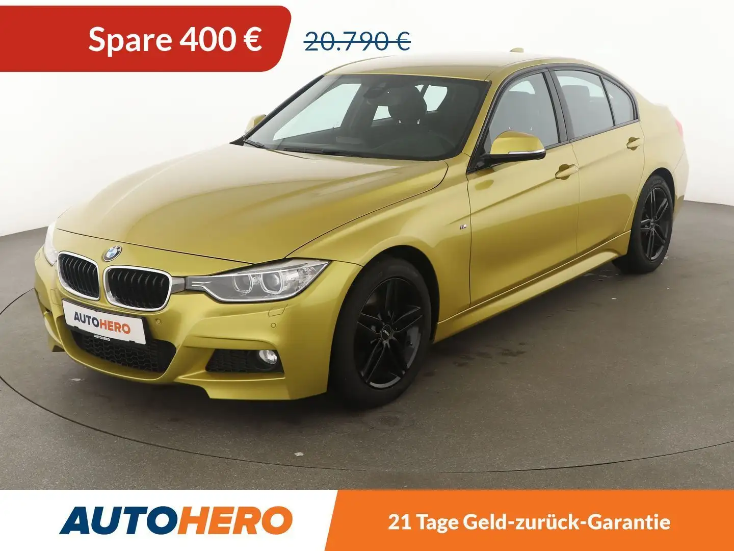 BMW 325 325d Aut.*NAVI*HUD*XENON*TEMPO* Gelb - 1