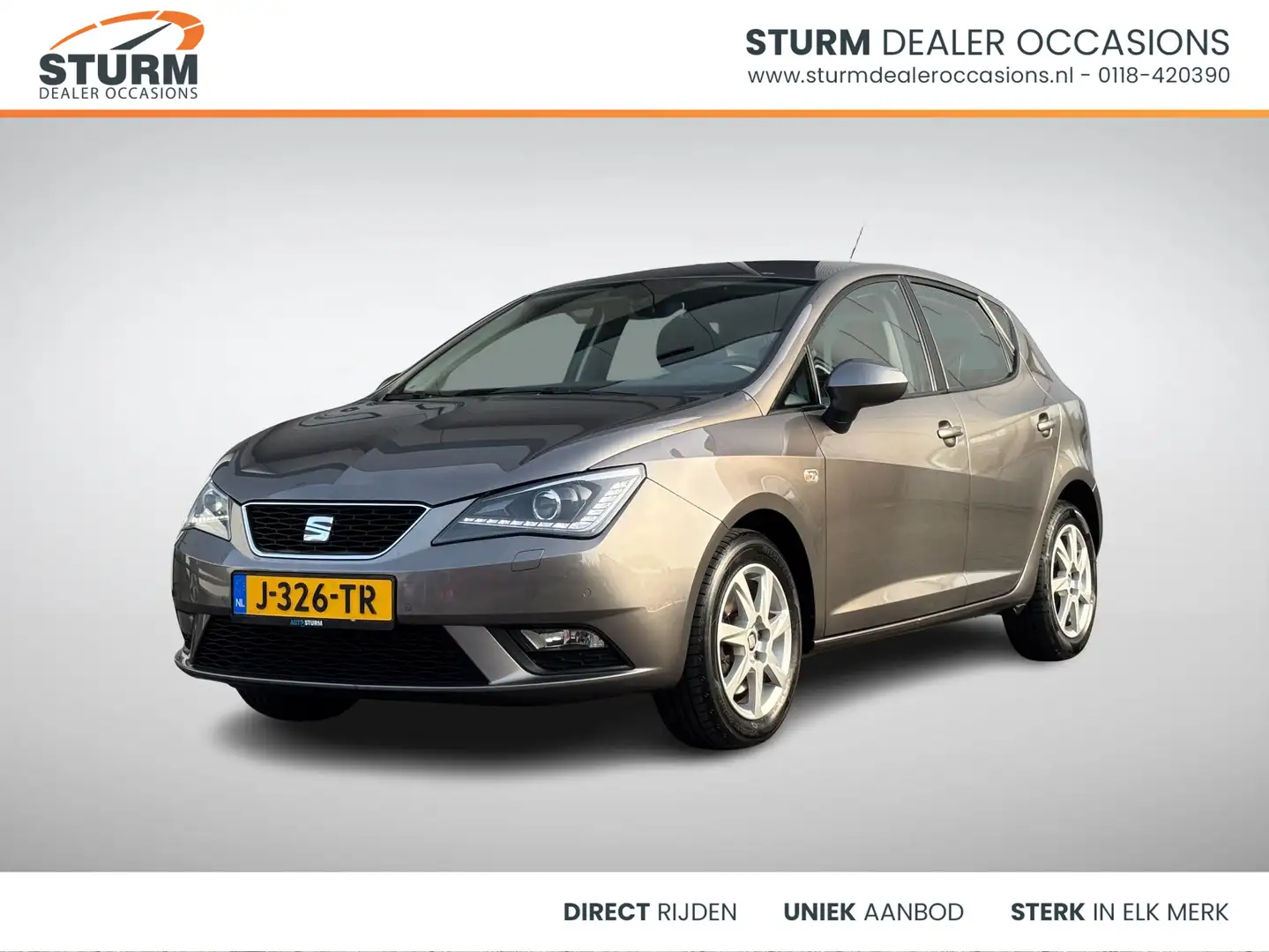SEAT Ibiza 1.0 EcoTSI FR Connect Automaat, Stoelverwarming Grijs - 1