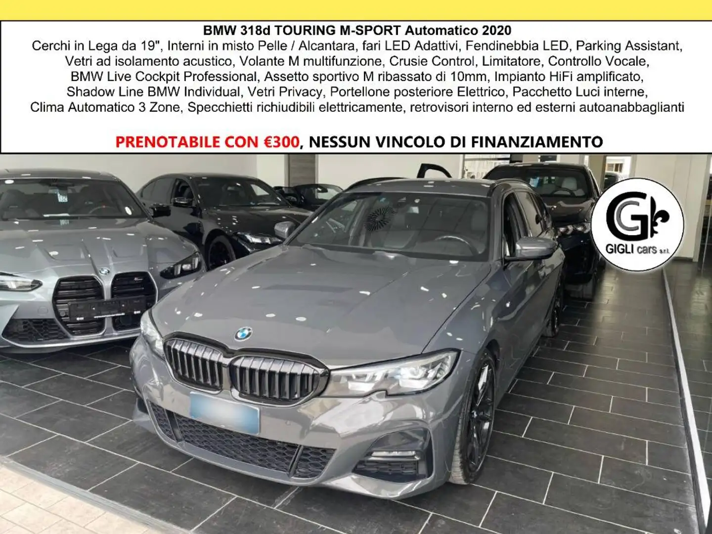 BMW 318 318d Touring M-Sport msport Led PDC Clima3Zone Grau - 1