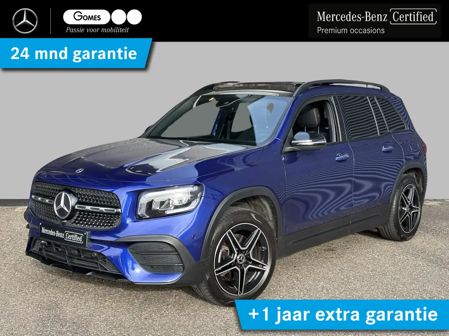Mercedes-Benz GLB 180 AMG Line | Nightpakket | Panoramadak | Achteruitri Kék - 1