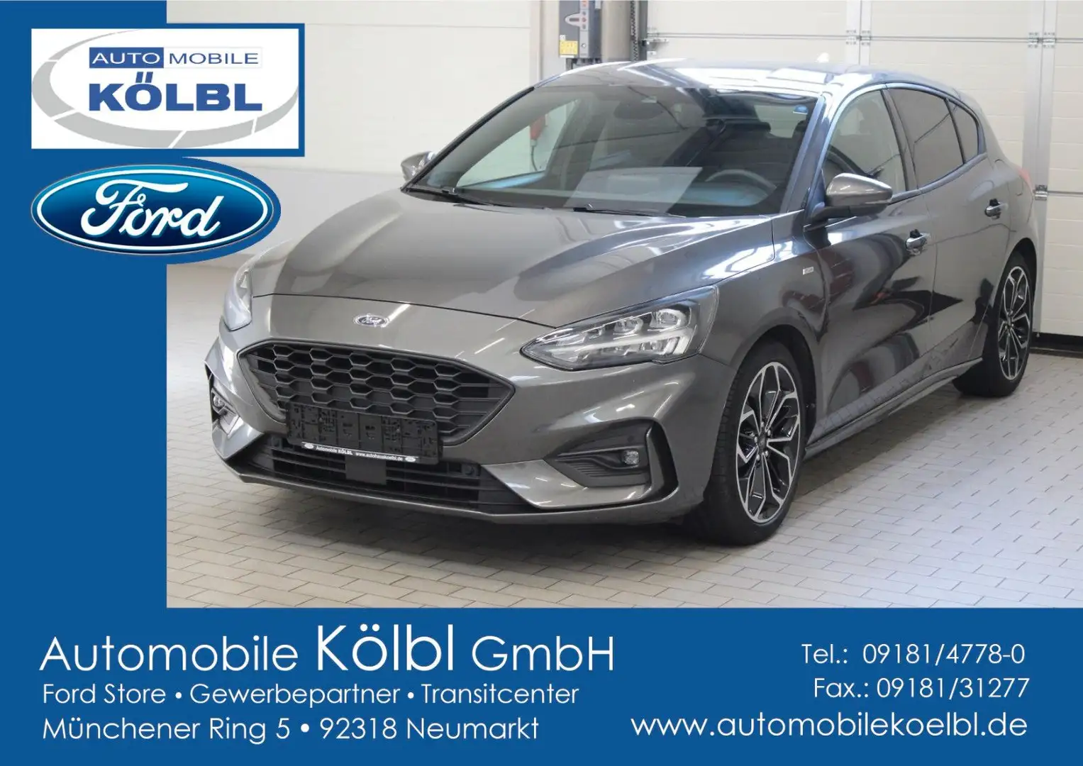 Ford Focus Lim. ST-Line 1.0l MHEV/LED/ACC/KAMERA/AHK/ Gris - 1