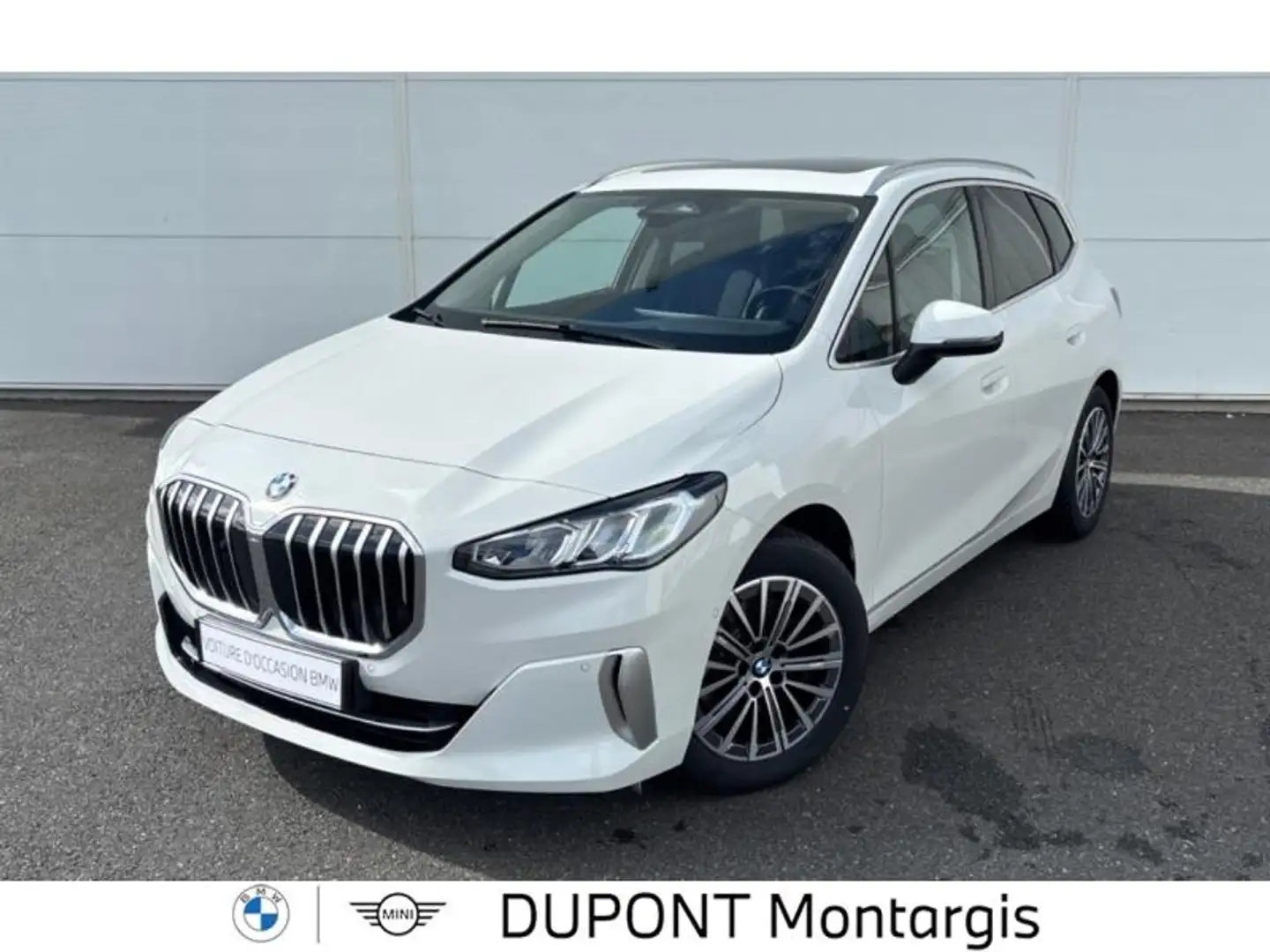 BMW 218 218d 150ch Luxury DKG7 Blanc - 1