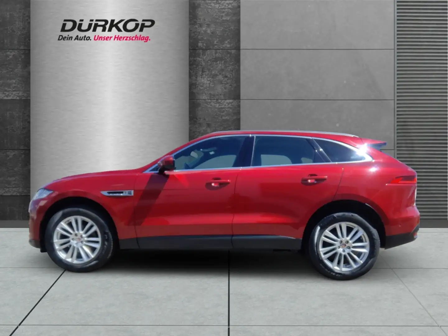 Jaguar F-Pace Prestige,AWD,SHZ,LED,PDC,LWS,Spurhalteassistent,Be Červená - 2