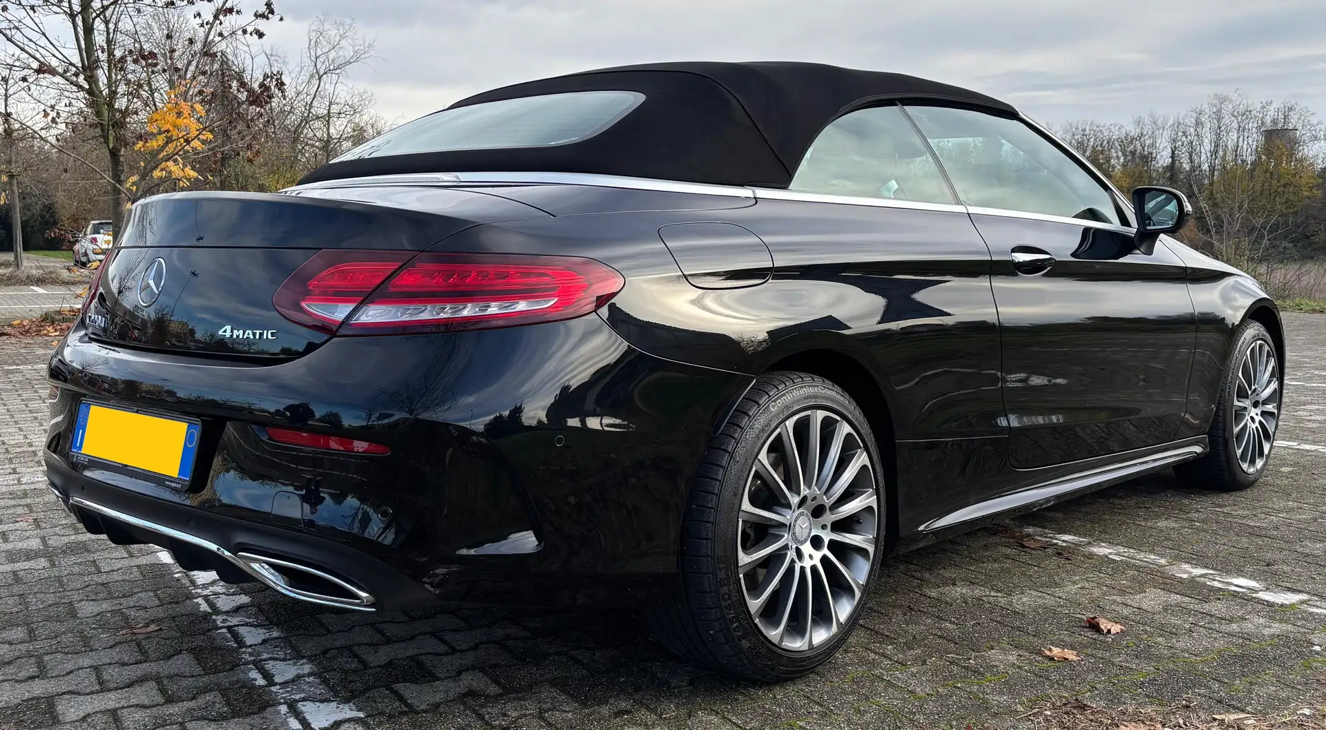 Mercedes-Benz C 220 Classe C-A220 Cabrio Diesel Premium Plus aut. Nero - 2