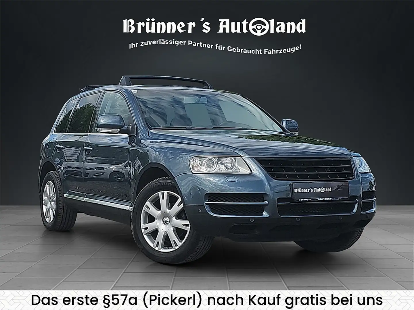 Volkswagen Touareg 2,5 R5 TDI Tiptronic Leder Schiebedach ANHÄNGEV... Grey - 1