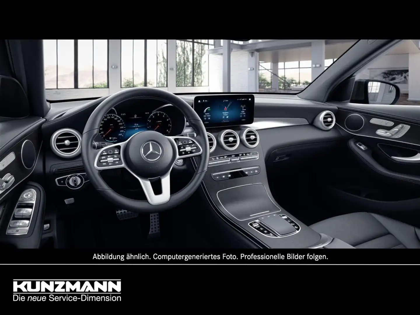 Mercedes-Benz GLC 300 de 4M AMG Night Kamera HeadUp Memory AHK Grau - 2