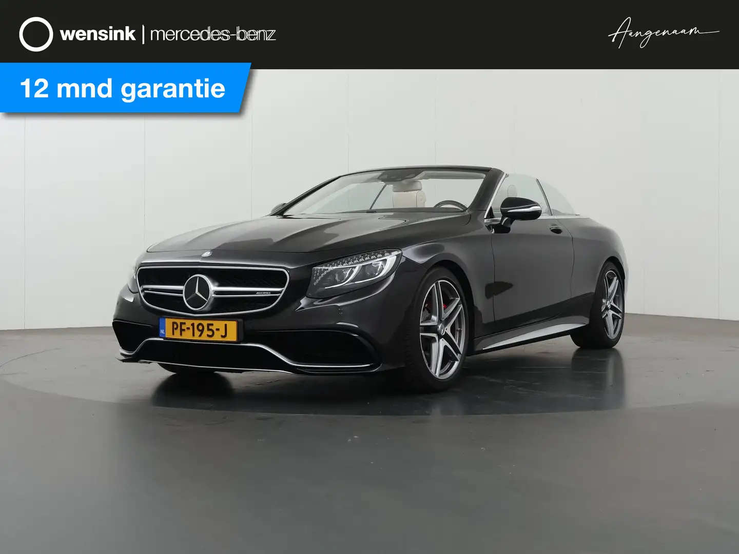Mercedes-Benz S 63 AMG Cabrio 4Matic | Designo | Flowing lines | High end Schwarz - 1