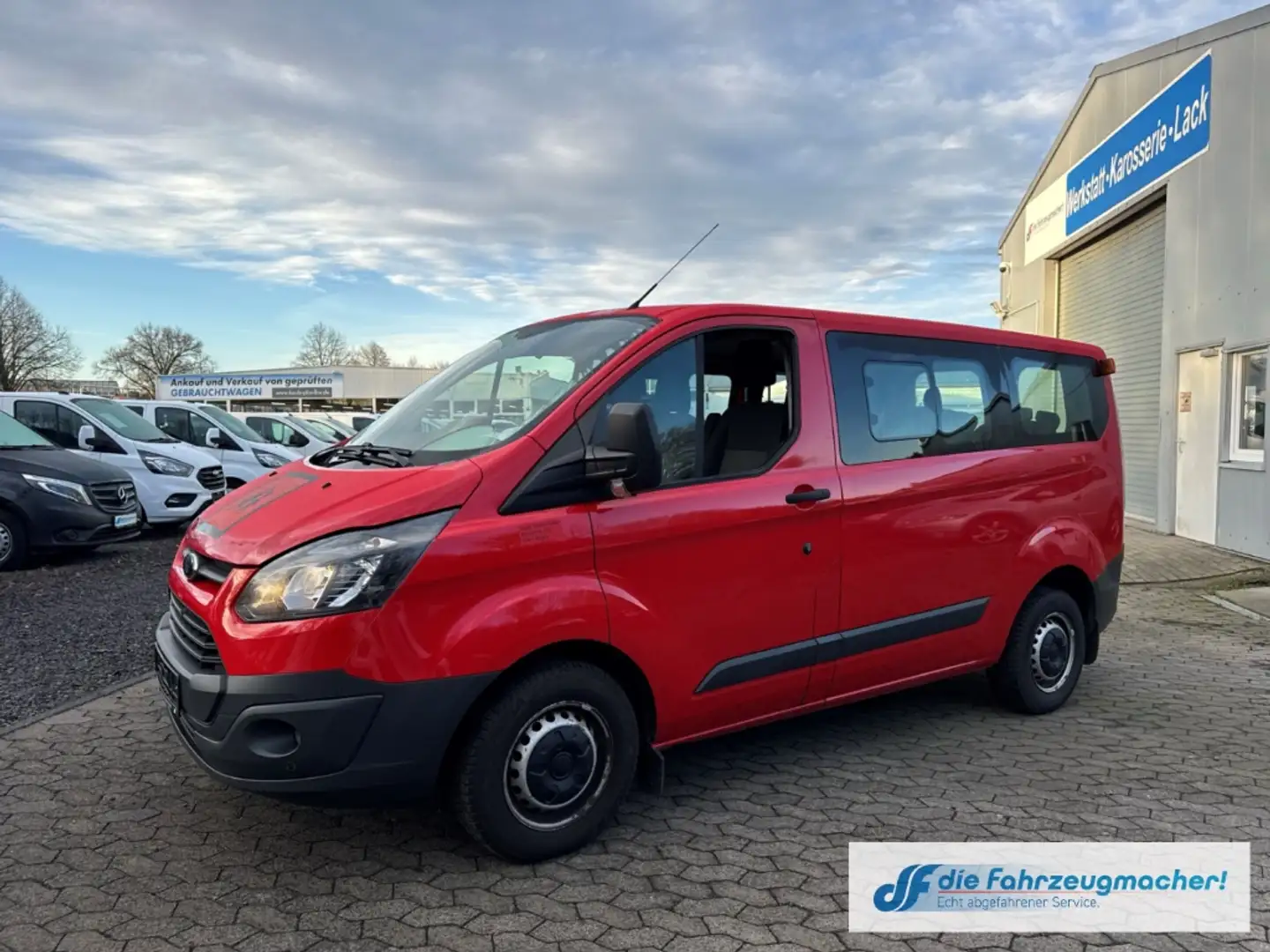 Ford Transit Custom Tourneo 300 L1  *2087 *EXPORT Rouge - 2