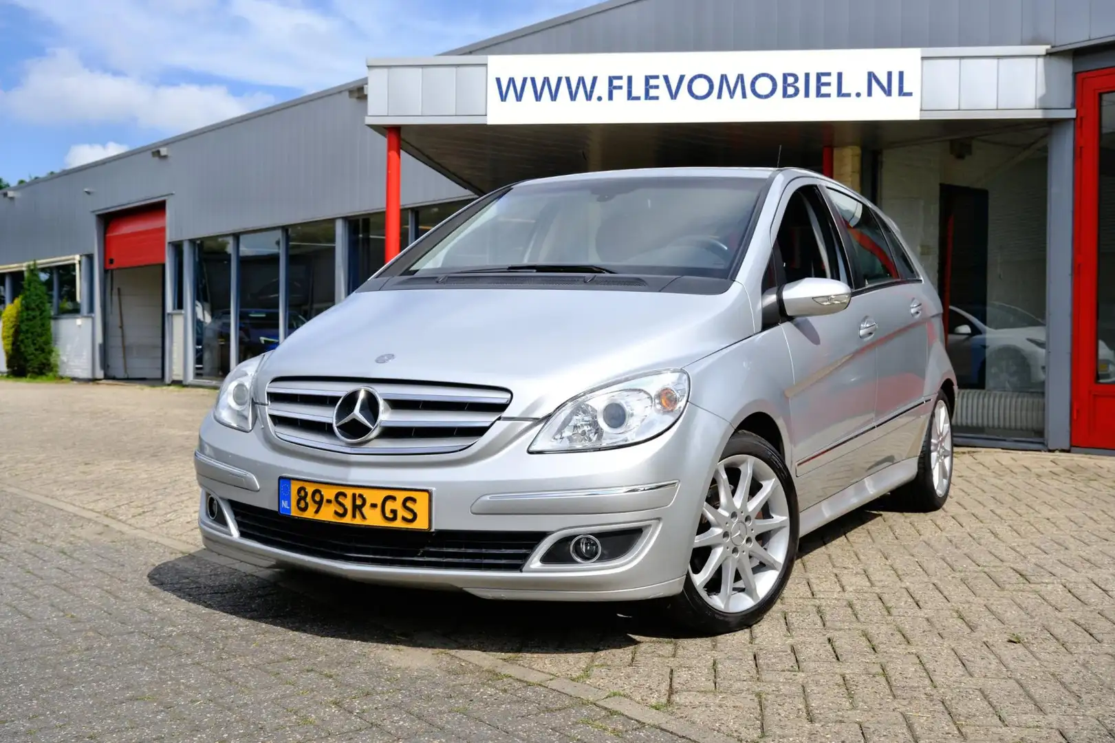 Mercedes-Benz B 200 Turbo Half leder|Pano|Airco|Stoelverwarming Grijs - 1