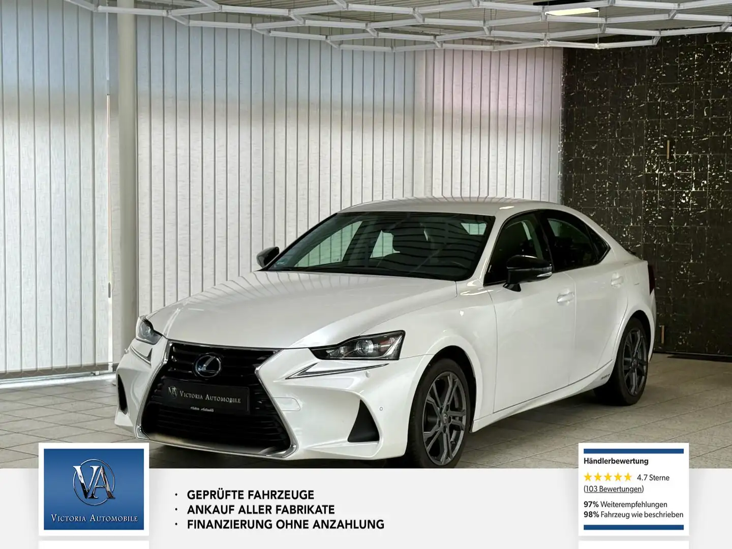 Lexus IS 300h Sport Line Park-Assistent mit Rückfahrkame Blanc - 1