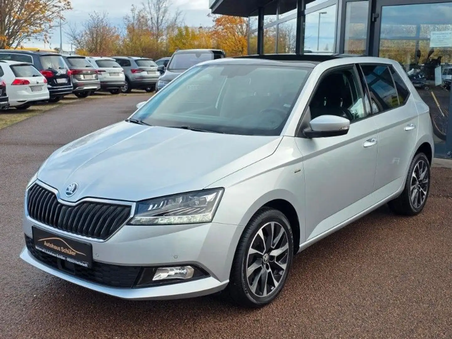 Skoda Fabia Drive 125 Best Of+Pano+LED+Kamera+Navi+ACC Silber - 1