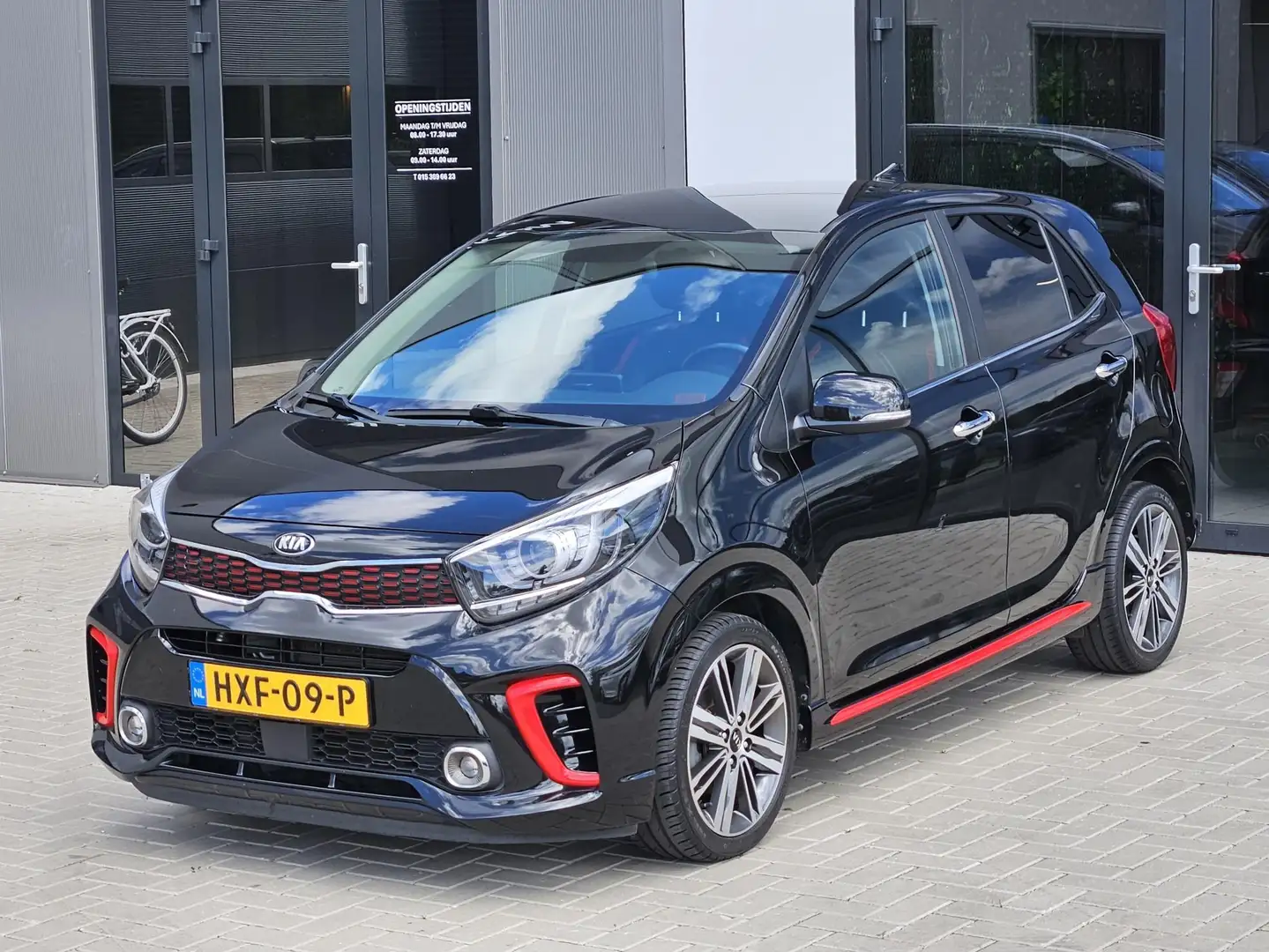 Kia Picanto 1.2 CVVT GT-Line Carplay Leer Stuurverwarming Zwart - 2
