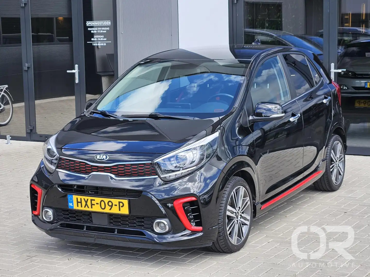 Kia Picanto 1.2 CVVT GT-Line Carplay Leer Stuurverwarming Zwart - 1