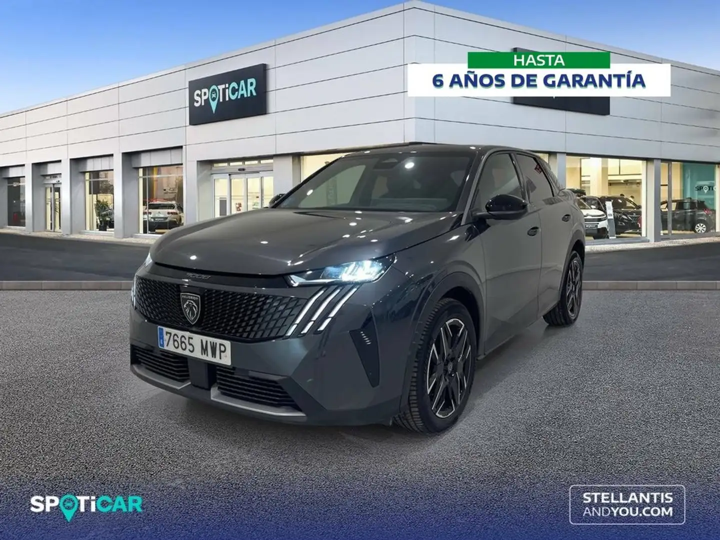 Peugeot 3008 1.2 100KW eDCS6 Allure Grijs - 1
