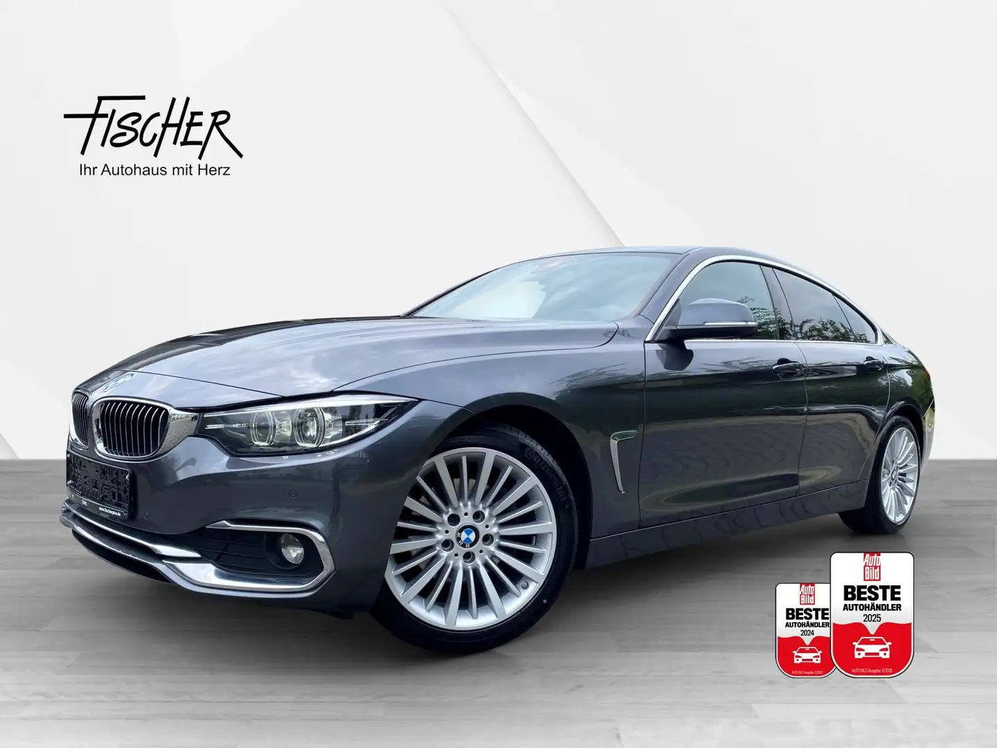 BMW 420 d Gran Coupe Luxury Line 1.Hd H&K HuD  Luxury Line Gris - 1