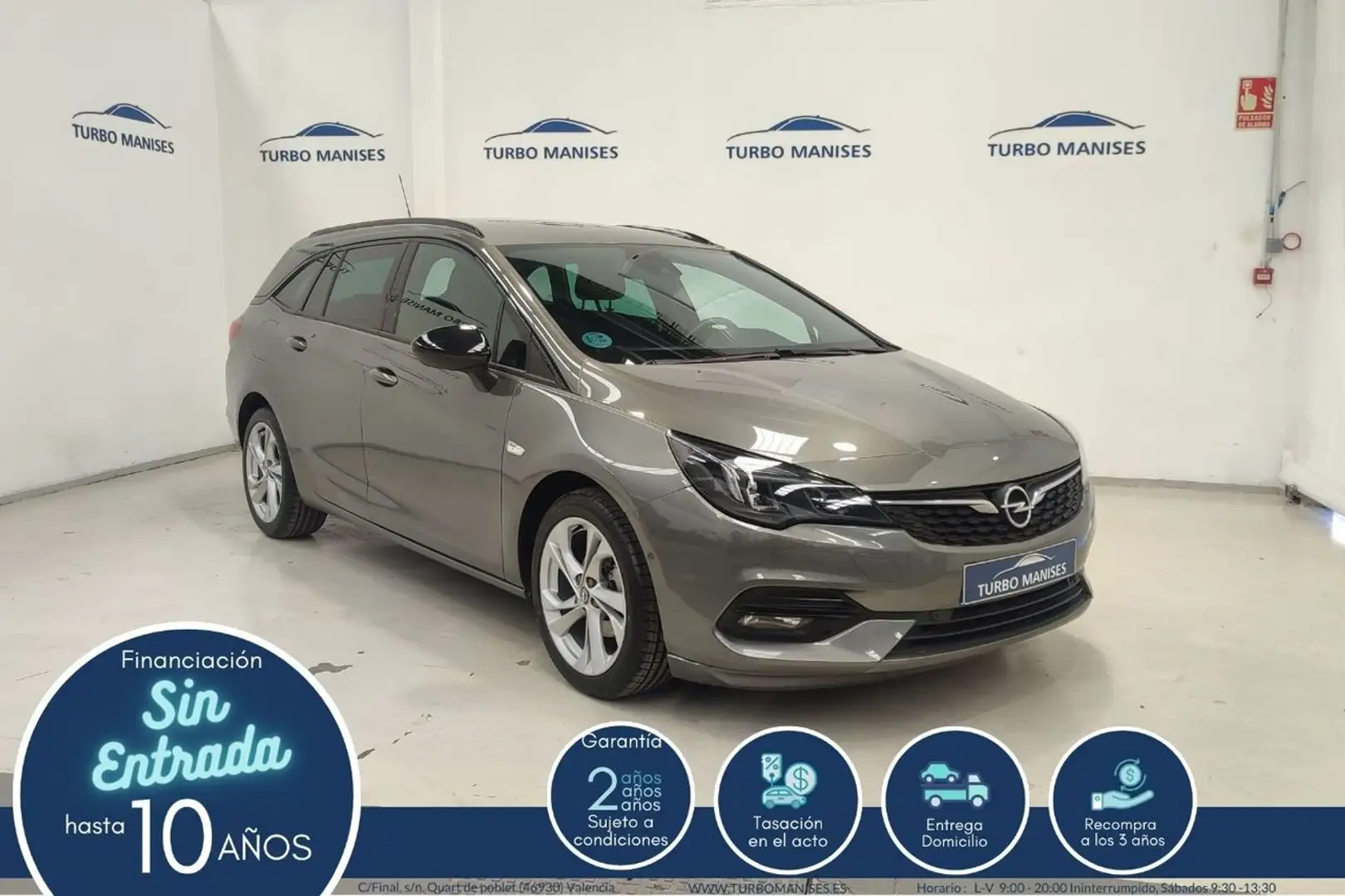Opel Astra 1.4T SHT 107kW (145CV) Ultimate CVT ST Gris - 1