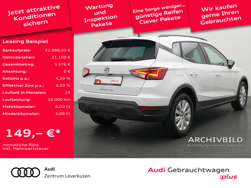 SEAT Arona Style NAVI VIRT ACC KAM SHZ CARPLAY LED — photo 2