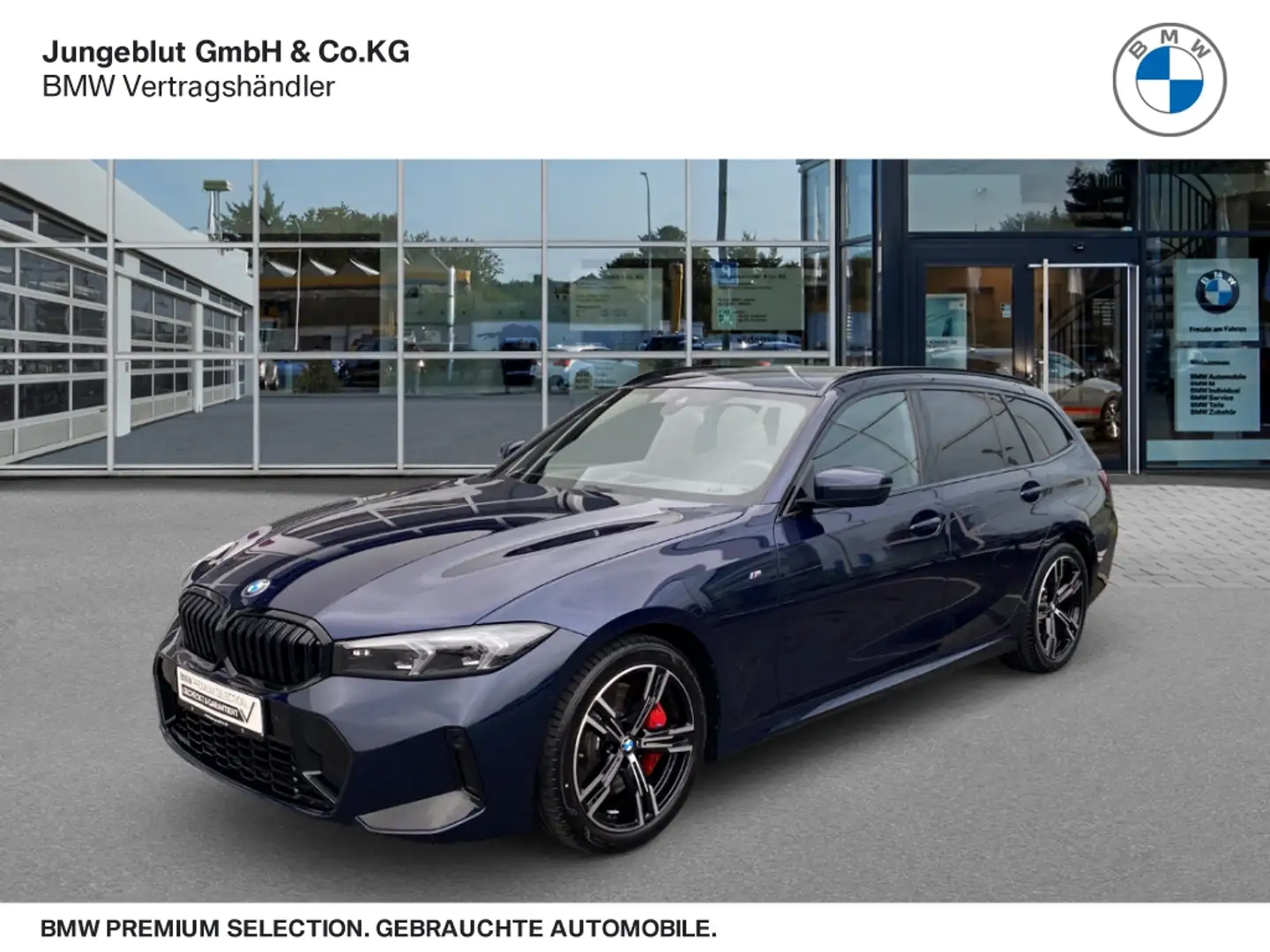 BMW 318 d Touring M Sport Pro LiveCockpit+/AHK/Lenkrad&Sit Blau - 1