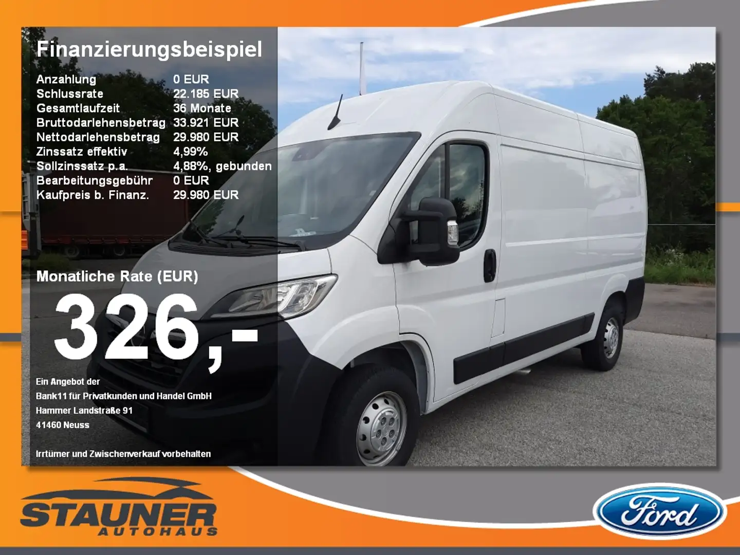 Opel Movano 2.2 Diesel 140 (35t) L2H2 Edition Klima - 1