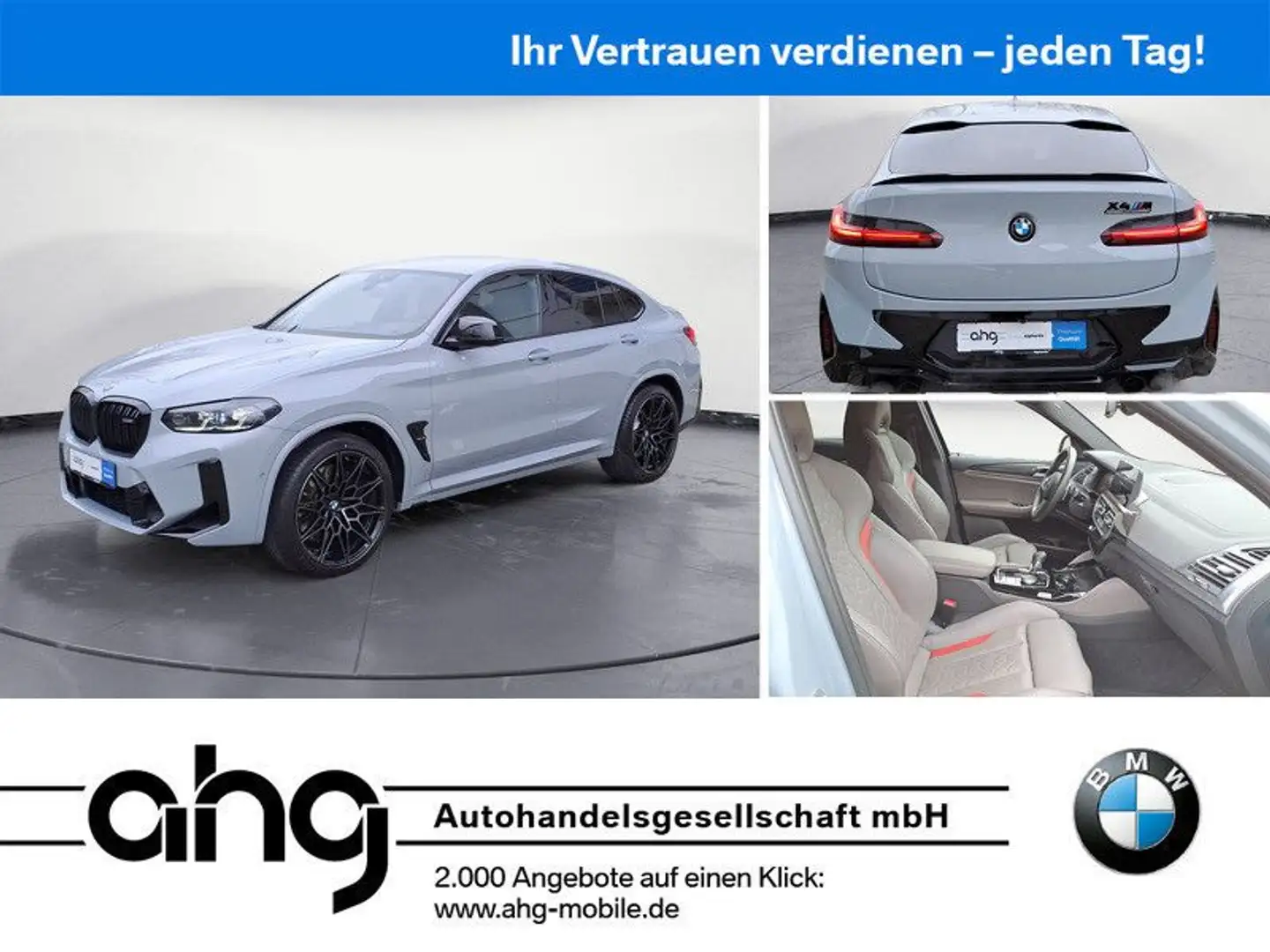 BMW X4 M COMPETITION *Navi*Rückfahrkamera*LED*DAB*SH Gris - 1