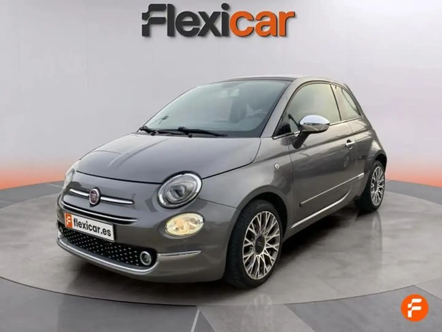 Fiat 500 1.2 Lounge Gris - 2