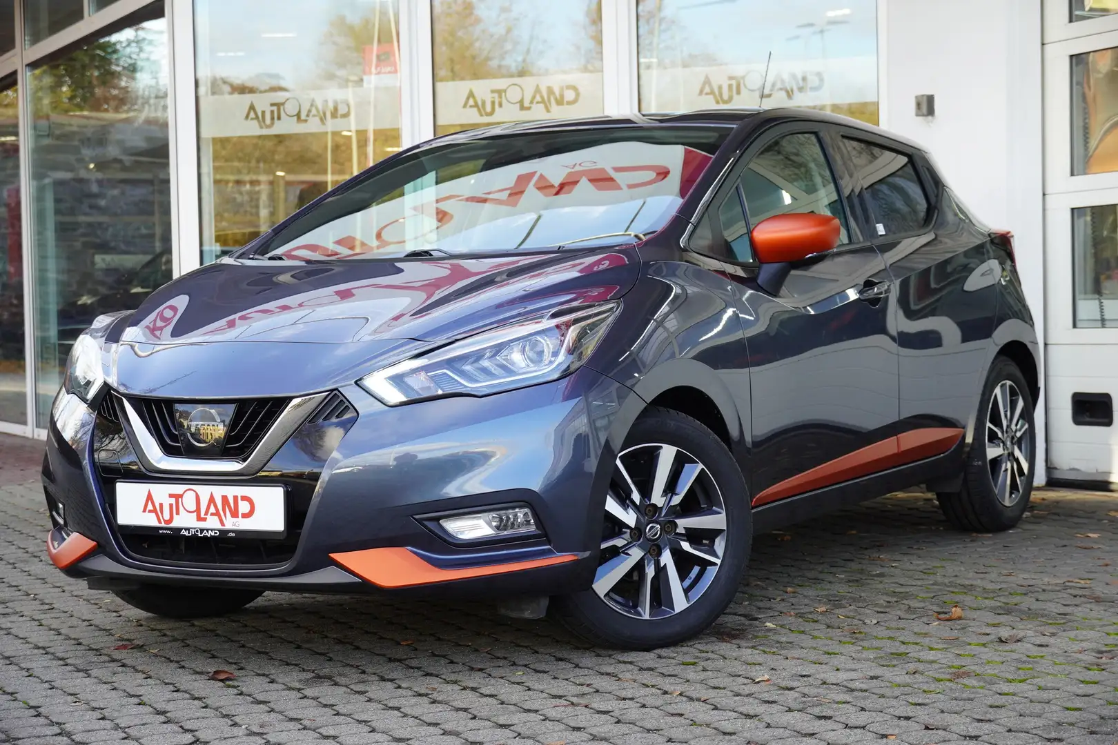 Nissan Micra 0.9 Acenta LED Tempomat Spurhalte Navi USB Grau - 2