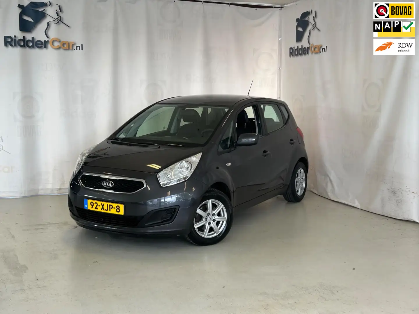 Kia Venga 1.4 CVVT Comfort Pack|NAP|AIRCO|PARK SENS|VELGEN|A Grijs - 1