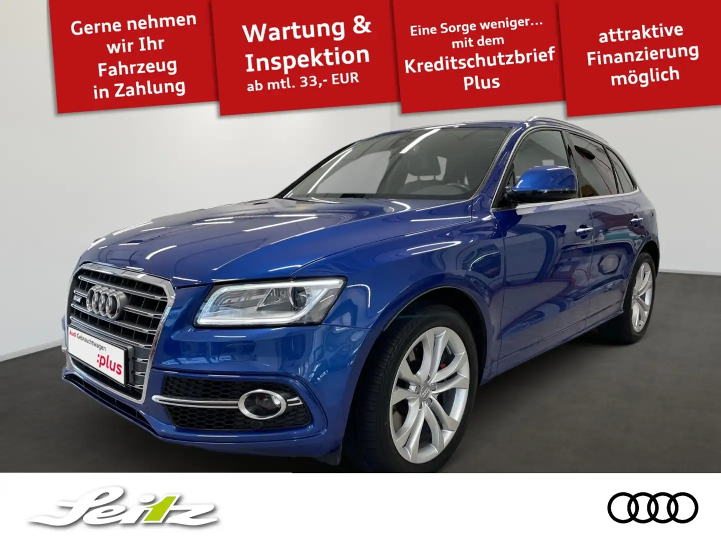 Audi SQ5 3.0 TDI quattro *AHK*PANO*KAMERA*SITZH* Albastru - 1
