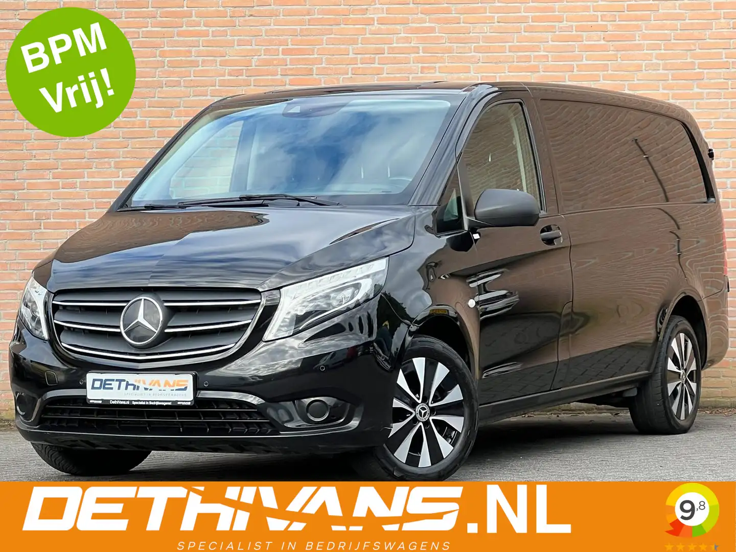 Mercedes-Benz Vito 114CDI 136PK 9G-Tronic Lang / 2.500kg Trekhaak / D Zwart - 1