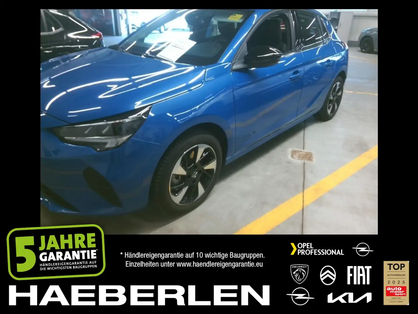 Opel Corsa F e Elegance Klimaa 11kw DAB Bleu - 1
