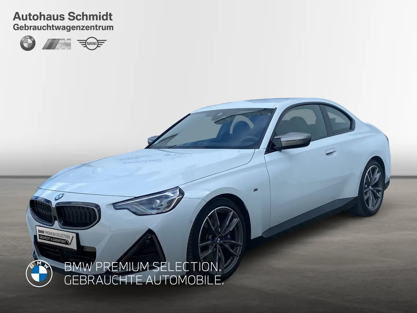 BMW 240 M240i Coupé 426€ netto o. Anz*19"*LC Prof.*HUD*HiF Weiß - 1