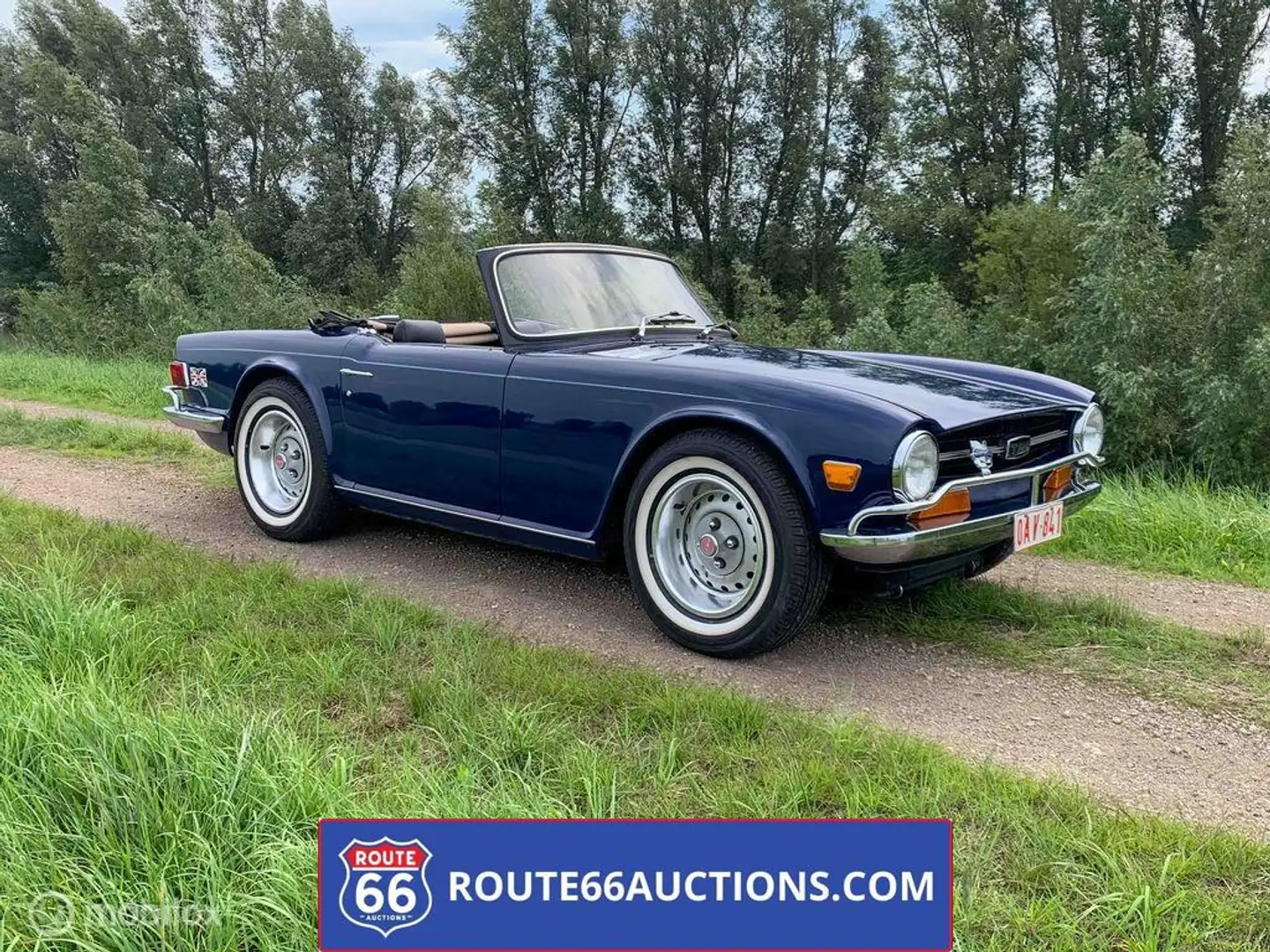 Triumph TR6 | 1970 | Route 66 Auctions Noir - 1