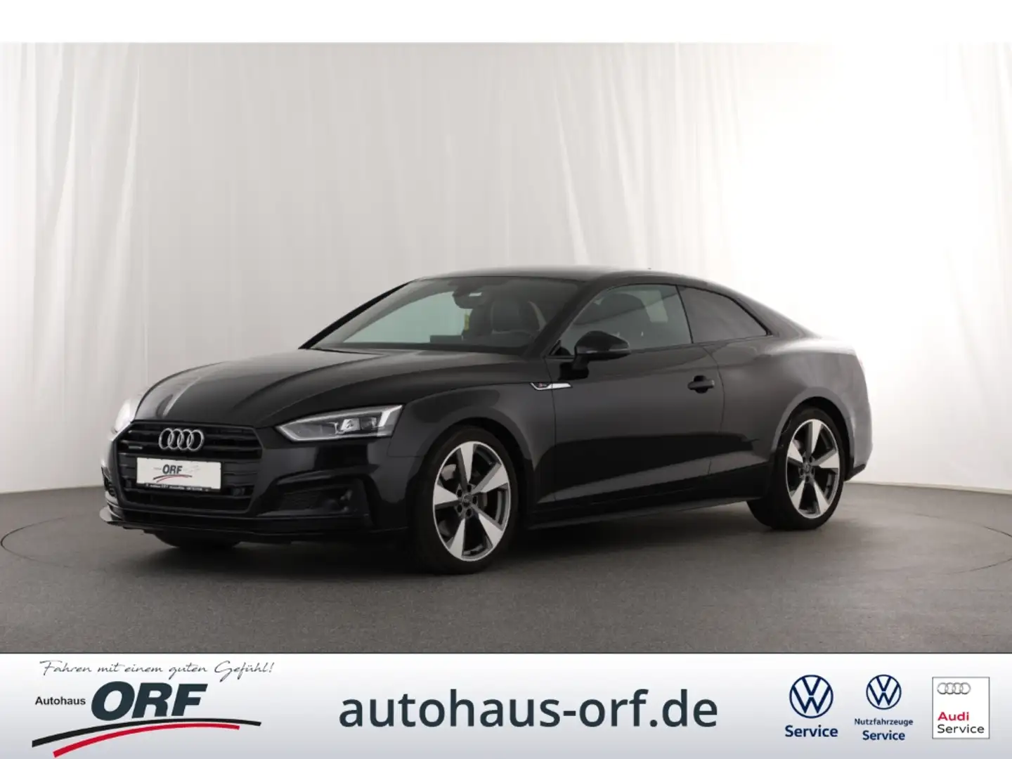 Audi A5 Coupe 40 TDI 2.0 sport quattro S-tronic S-LINE LED Noir - 1