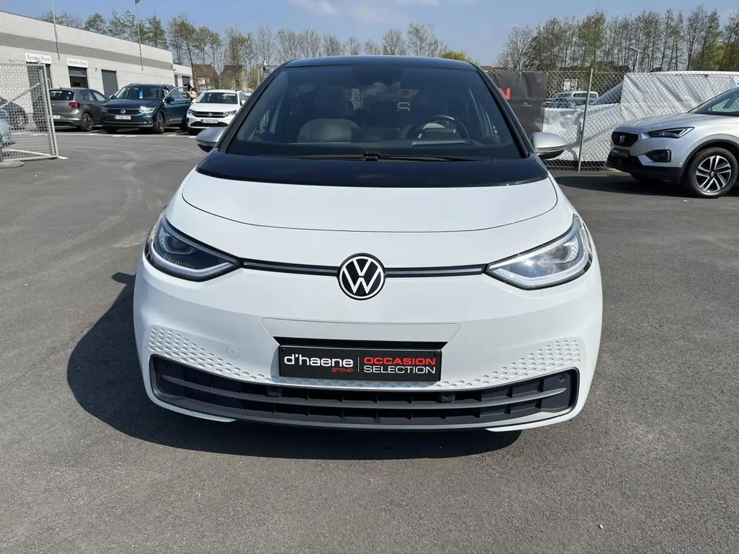 Volkswagen ID.3 58 kWh 150 kW (204 ch) 1 vitesses Blanc - 2