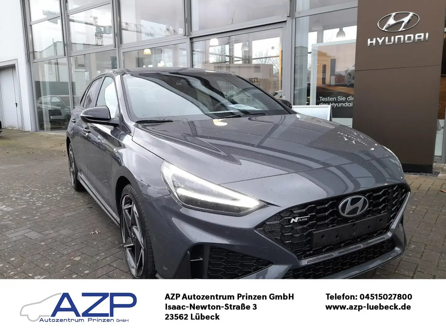 Hyundai i30 FL 1.5 T-GDI 48V 7-DCT N-LINE.LED.18"LM.Navi. Grau - 1