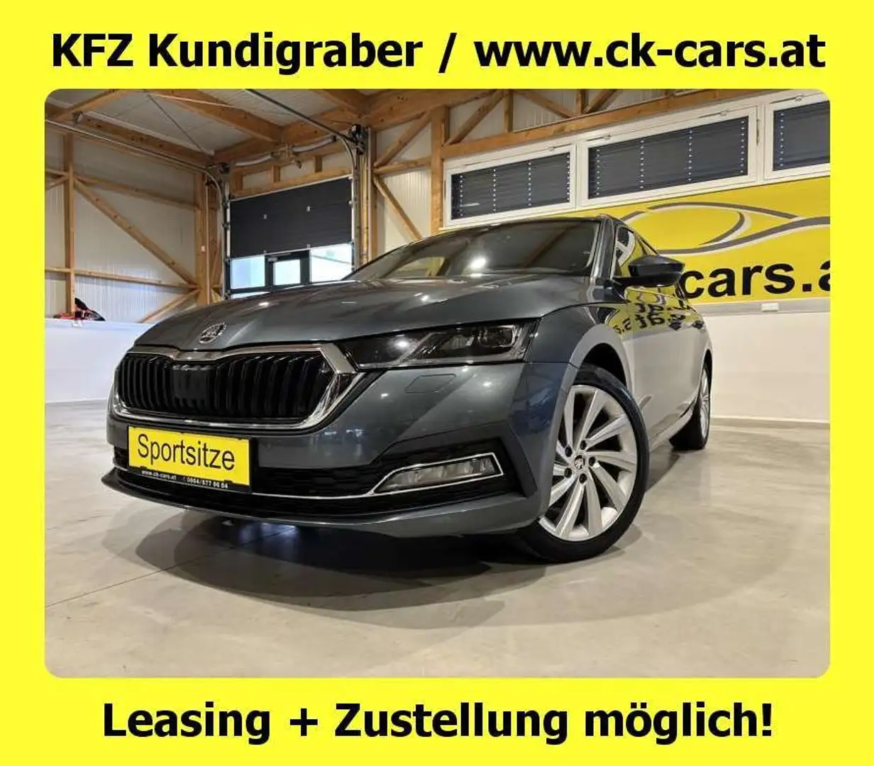 Skoda Octavia *** LED VIRTUAL COCKPIT HEAD-UP-DISPLAY KAMERA ... Grau - 1