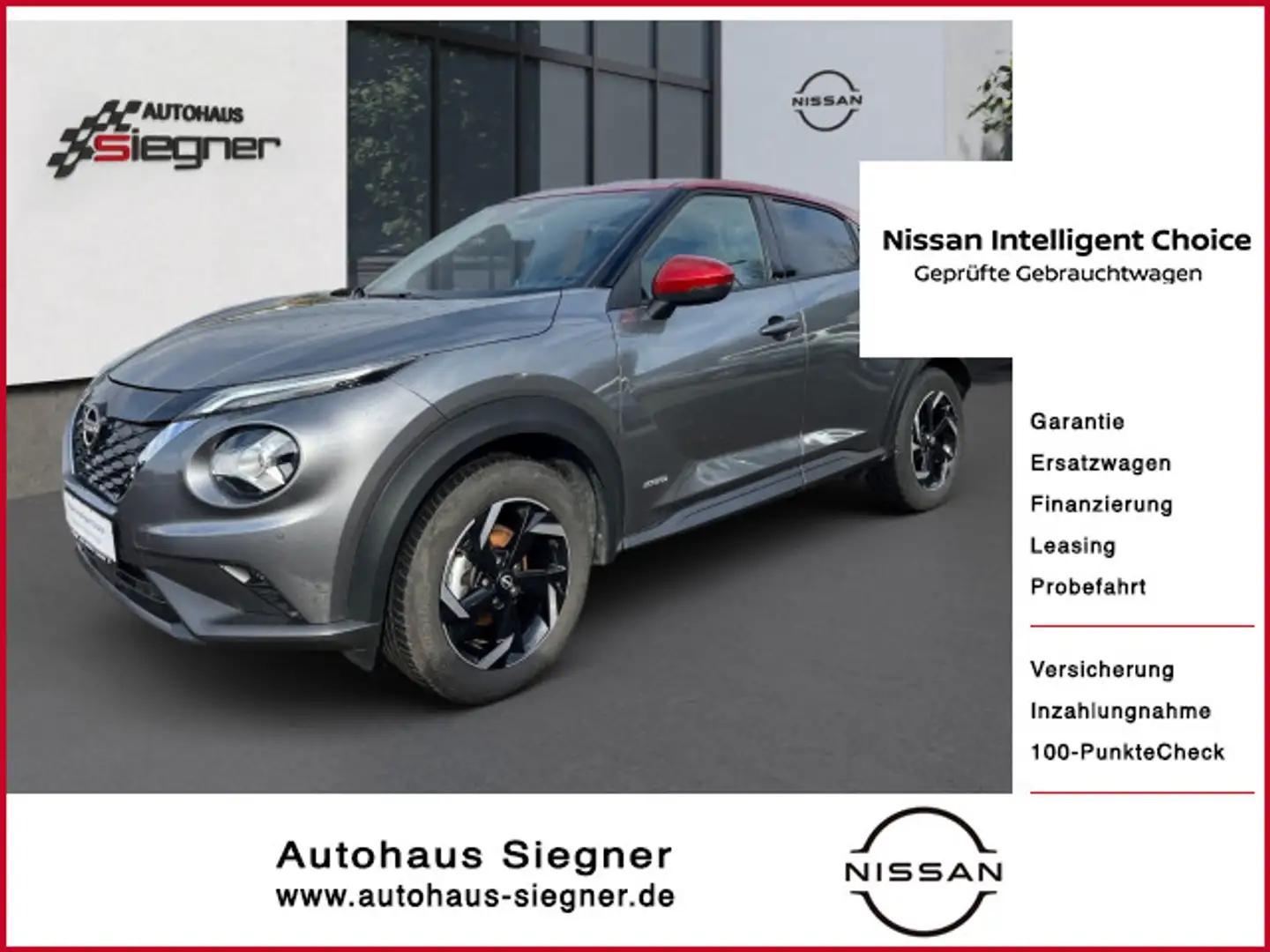 Nissan Juke Hybrid N-Connecta Navi,Winter Pak.AHK abneh Grau - 1