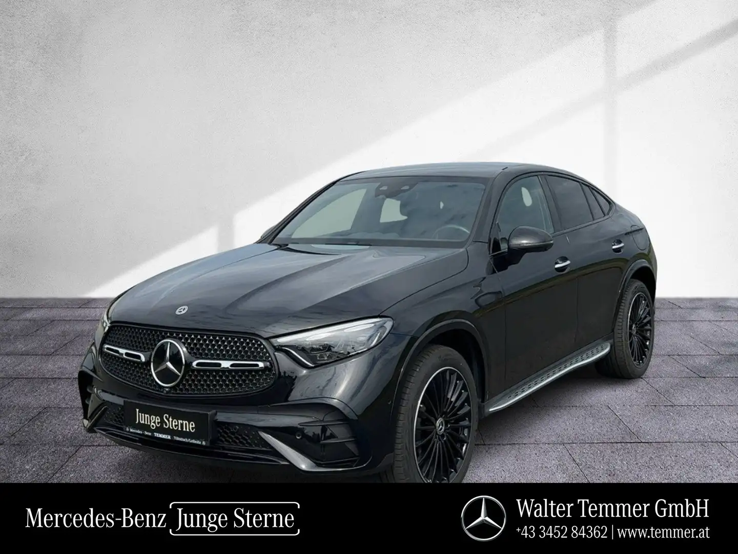 Mercedes-Benz GLC 300 de 4M Coupe NP: 91.836 AMG PREM DISTR AHV Schwarz - 1