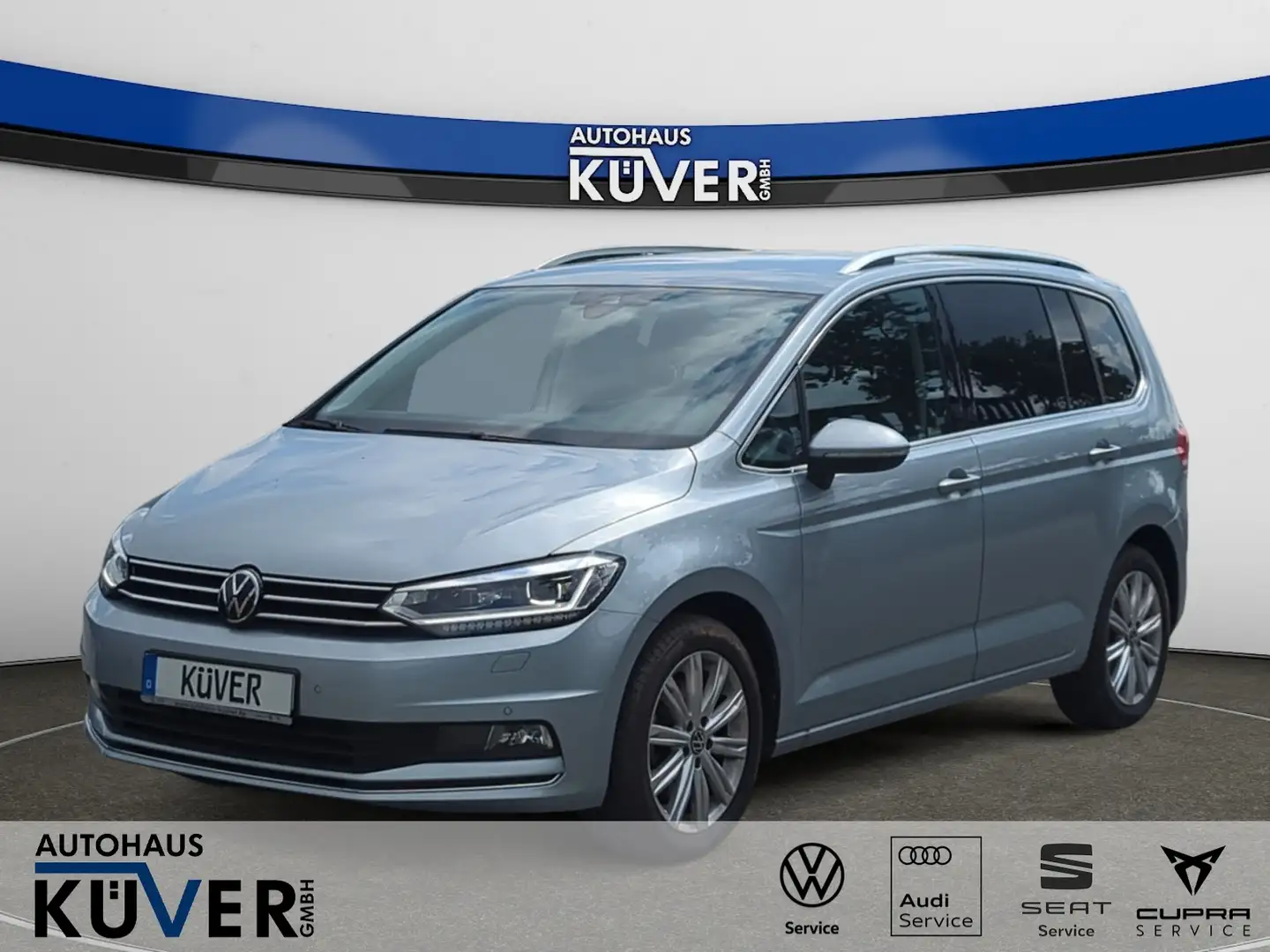 Volkswagen Touran Highline 1,5 TSI Navi+ACC+AHK+Shzg.+LED Silber - 1