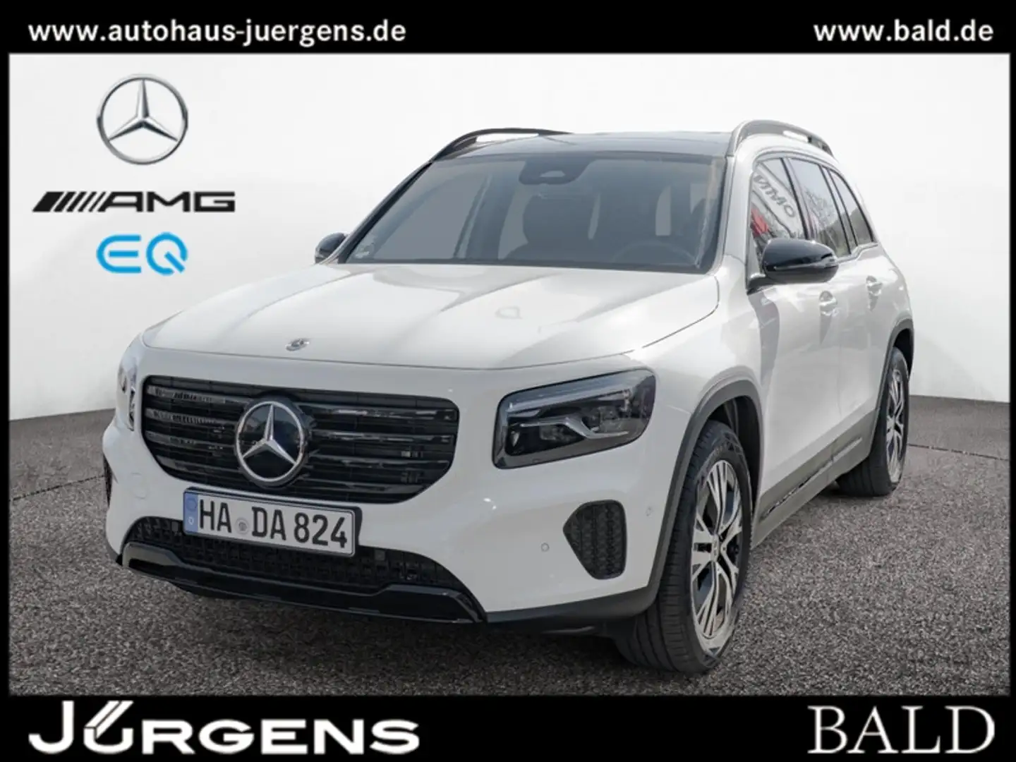 Mercedes-Benz GLB 200 d Progressive/ILS/Cam/Pano/Night/Totw/18 Blanc - 1